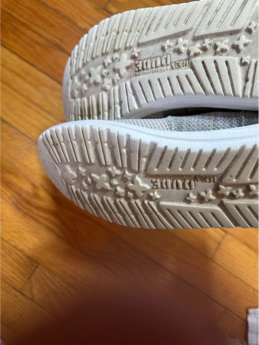 Hey Dude Shoes Funk Gray Mulit Wally Sox Men Size 8 Women’s 9.5
